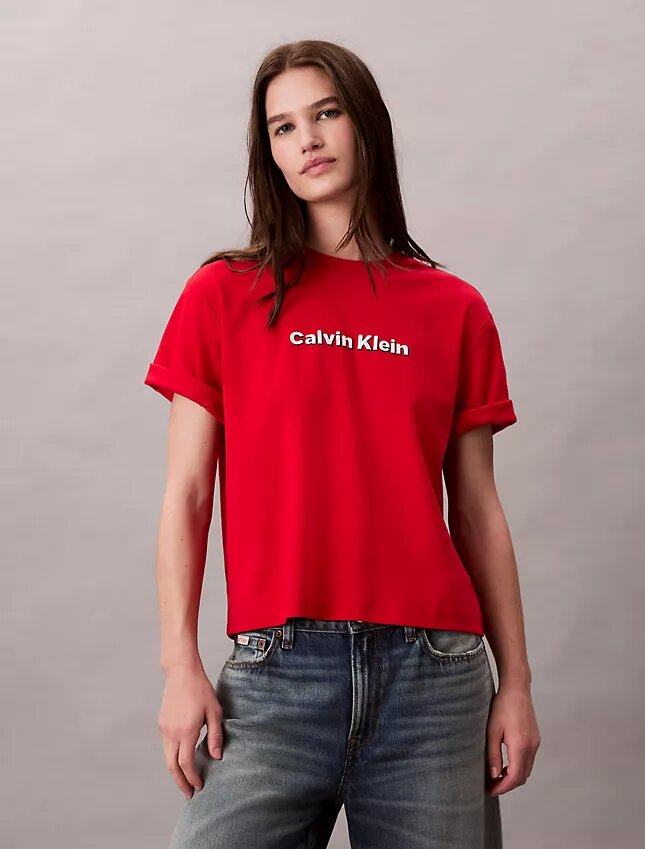 Embroidered Logo Graphic Classic T-Shirt Embroidered Logo Graphic Classic T-Shirt