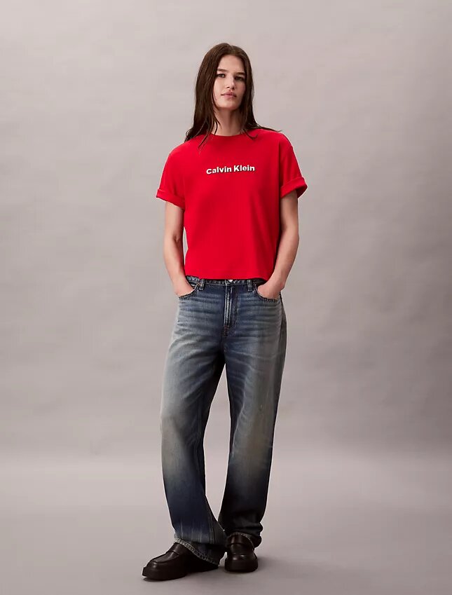 Embroidered Logo Graphic Classic T-Shirt Embroidered Logo Graphic Classic T-Shirt