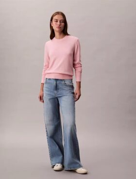 Extra Fine Merino Blend Crewneck Sweater
