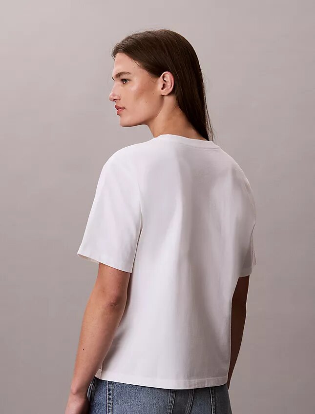 Faded Script Logo Graphic Boxy T-Shirt Faded Script Logo Graphic Boxy T-Shirt