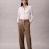 Faux Leather Relaxed Pants