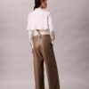 Faux Leather Relaxed Pants