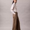 Faux Leather Relaxed Pants