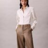 Faux Leather Relaxed Pants