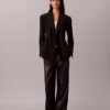 Faux Leather Relaxed Pants