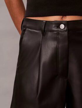 Faux Leather Shorts