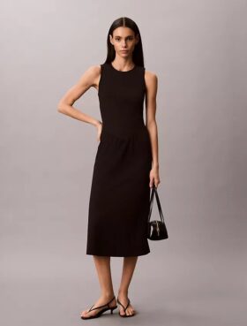 Flared Midi Dress