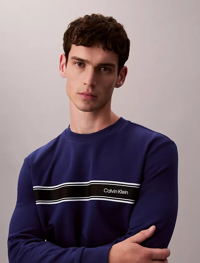 Fleece Stripe Classic Sweatshirt Fleece Stripe Classic Sweatshirt