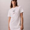 Floral Graphic Mini T-Shirt Dress