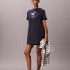 Floral Graphic Mini T-Shirt Dress