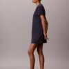 Floral Graphic Mini T-Shirt Dress