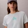 Floral Logo Graphic Boxy T-Shirt