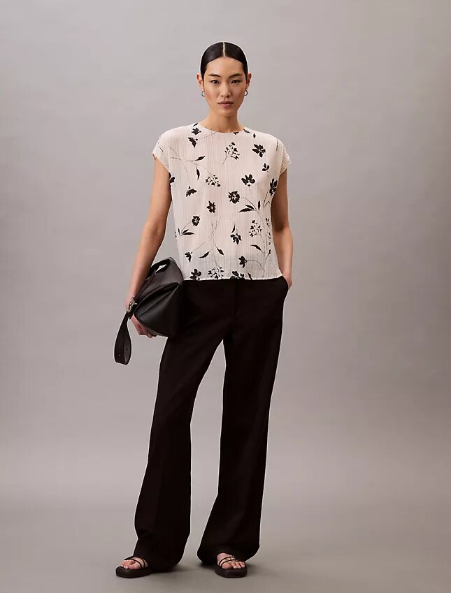 Floral Print Smocked Top Floral Print Smocked Top
