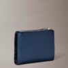 Foil Logo Double Zip Card Case