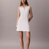 French Terry 1/4 Zip Sleeveless Dress