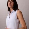 French Terry 1/4 Zip Sleeveless Dress