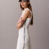 French Terry 1/4 Zip Sleeveless Dress