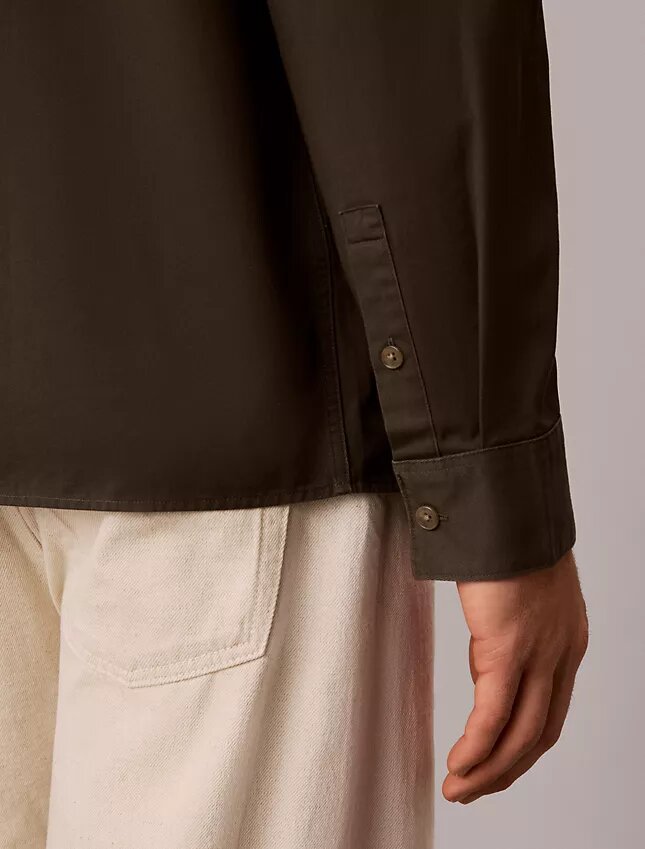 Garment Washed Twill Easy Overshirt Garment Washed Twill Easy Overshirt
