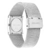 Geometric Dial Mesh Bracelet Watch
