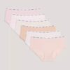 Girls Cotton Stretch 6-Pack Hipster