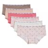 Girls Cotton Stretch 6-Pack Hipster