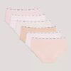 Girls Cotton Stretch 6-Pack Hipster