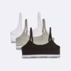 Girls Modern Cotton 3-Pack Cropped Bralette