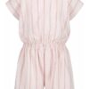 Girls Pinstripe Romper