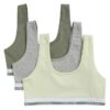 Girls Varsity Cotton Stretch 3-Pack Bralette