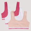Girls Varsity Cotton Stretch 3-Pack Bralette