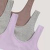 Girls Varsity Cotton Stretch 3-Pack Bralette