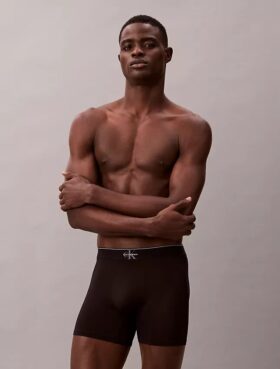 Graphic Monogram Microfiber Stretch Boxer Brief