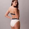Graphic Monogram Microfiber Stretch High Waist Bikini