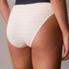 Graphic Monogram Microfiber Stretch High Waist Bikini