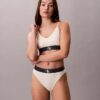 Graphic Monogram Microfiber Stretch High Waist Bikini