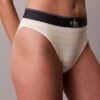 Graphic Monogram Microfiber Stretch High Waist Bikini