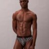 Graphic Monogram Microfiber Stretch Hip Brief
