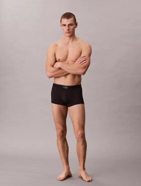 Graphic Monogram Microfiber Stretch Low Rise Trunk