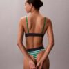 Graphic Monogram Microfiber Stretch Thong Graphic Monogram Microfiber Stretch Thong