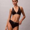Graphic Monogram Microfiber Stretch Thong Graphic Monogram Microfiber Stretch Thong