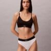 Graphic Monogram Microfiber Stretch Thong Graphic Monogram Microfiber Stretch Thong