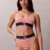 Graphic Monogram Microfiber Stretch Unlined Bralette