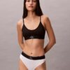Graphic Monogram Microfiber Stretch Unlined Bralette