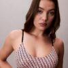 Graphic Monogram Microfiber Stretch Unlined Bralette
