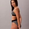 Graphic Monogram Microfiber Stretch Unlined Bralette