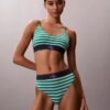 Graphic Monogram Microfiber Stretch Unlined Bralette
