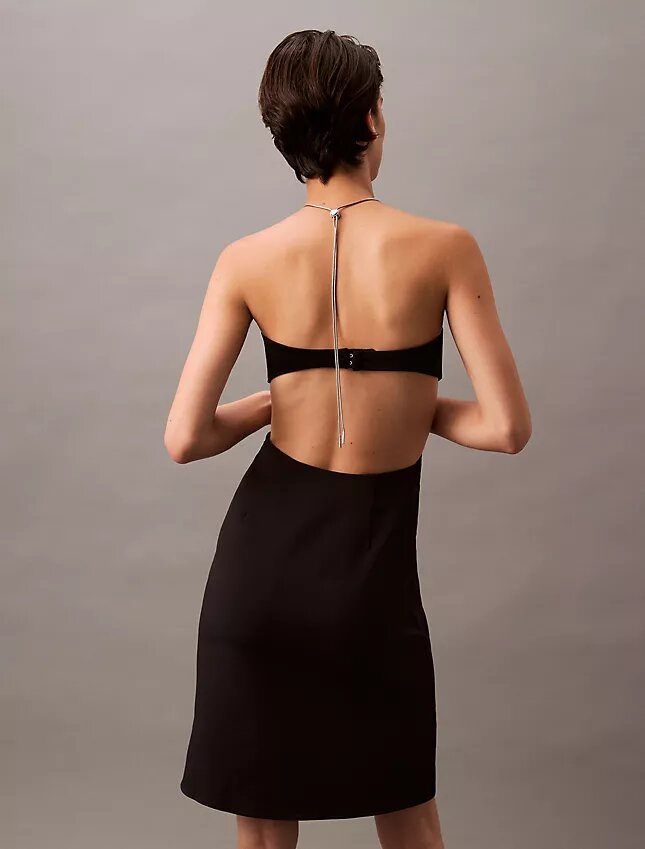 Halter Cut out Mini Dress Halter Cut out Mini Dress