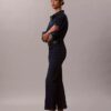 High Rise Cropped Flared Jeans