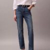 High Rise Straight Jeans