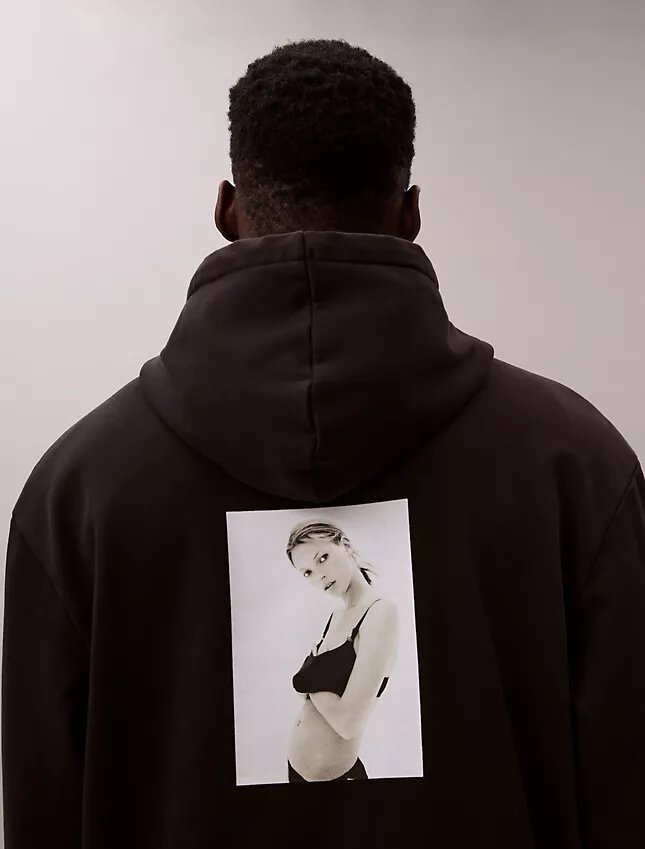 Kate Moss Fleece Graphic Hoodie Kate Moss Fleece Graphic Hoodie